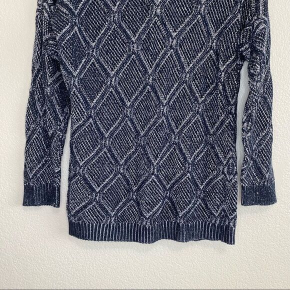 Joe Fresh Size Large Textured Diamond Knit Sweater - Picture 6 of 9